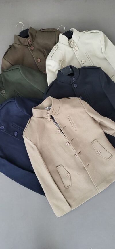 Premium Tweed Satin Jacquard Jacket for Men