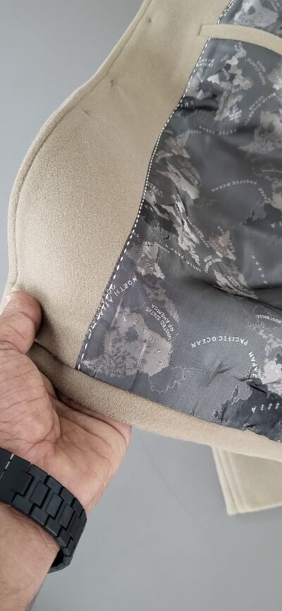 Premium Tweed Satin Jacquard Jacket for Men