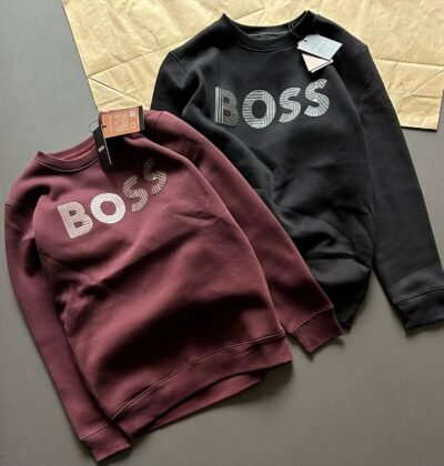 Men's Boss Sweatshirt: Cotton Fleece Comfort