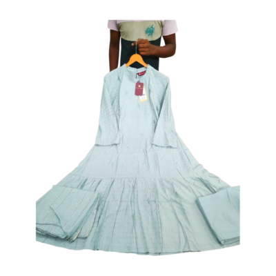 Sky Blue Women's Suit - Elegant 2 Design Set