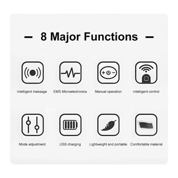 bhgjhkk-iyokj EMS Foot Massager Pad with Muscle Stimulator