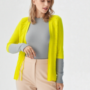 Girls Full Sleeves Shrug with Pocket