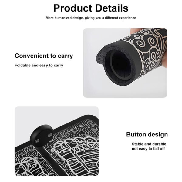 fbfghjh-uiouyjj EMS Foot Massager Pad with Muscle Stimulator