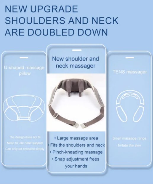 fgfhngjhji-ikjnt Electric Neck Massager for Cervical Pain Relief