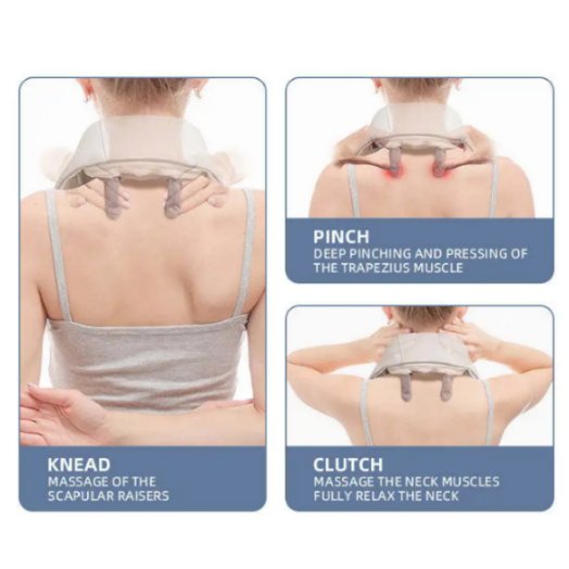 fgjhjko-yjtr Electric Neck Massager for Cervical Pain Relief