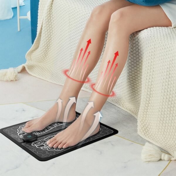 fthfju-iyjdtjr EMS Foot Massager Pad with Muscle Stimulator