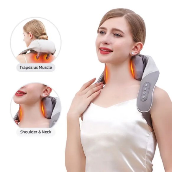 gbfhnhjmjh-iyuiytrh Electric Neck Massager for Cervical Pain Relief