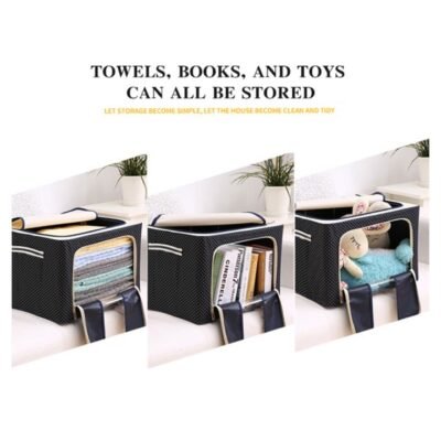 66 Ltr Storage Boxes bag with Foldable  Frame