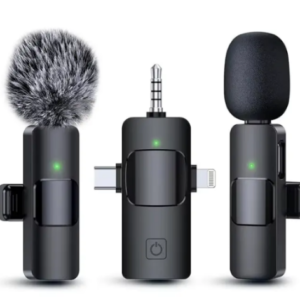 K15 3-in-1 Wireless Lavalier Microphone