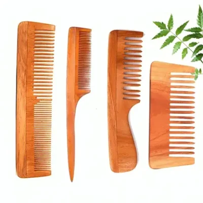 Kacchi Neem Wood Comb