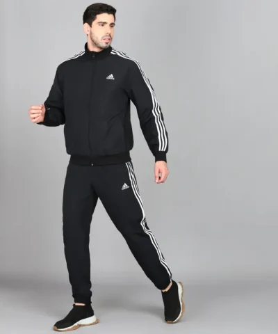 Adidas Striped Men Track Suit