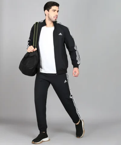 Adidas Striped Men Track Suit
