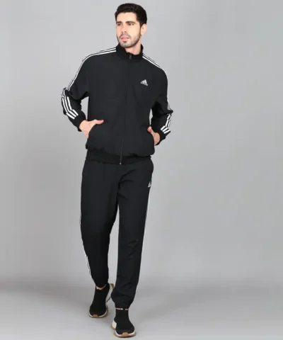 Adidas Striped Men Track Suit