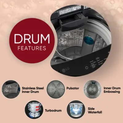 LG 8kg Smart Inverter Washing Machine | Top loading | Fully automatic