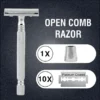 psr-double-edge-safety-razor-ss-01cc-with-stand-and-shaving-original-imah8zyewgpga6gk Pearl Shaving PSR Safety Razor Set