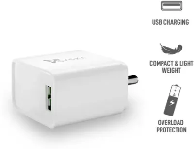 Syska 18W Wall Charger with Detachable Cable