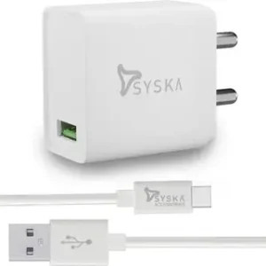 qc3tc-01-wh-syska-original-imagynger6twygyr Syska 18W Wall Charger with Detachable Cable