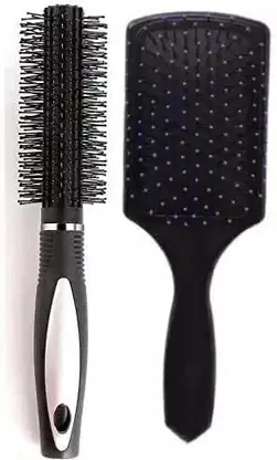 round-rolling-curling-roller-comb-hair-brush-with-professional-original-imahfpfvhqfgkyfk Round Rolling Curling Comb Hair Brush Set