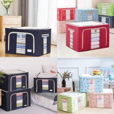 66 Ltr Storage Boxes bag with Foldable  Frame
