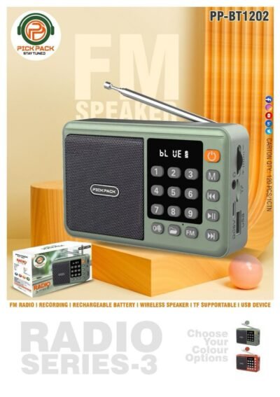 Portable FM Radio with Preset Stations