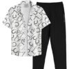 BULLMER Men's Shirt & Pants Co-ord Set