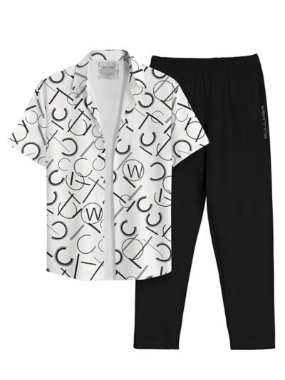 BULLMER Men's Shirt & Pants Co-ord Set