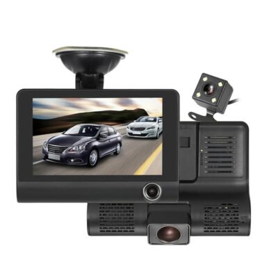 Dual Dash Cam with 4-Inch Screen