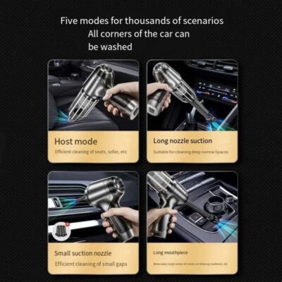 5-in-1 Portable Car Vacuum Cleaner