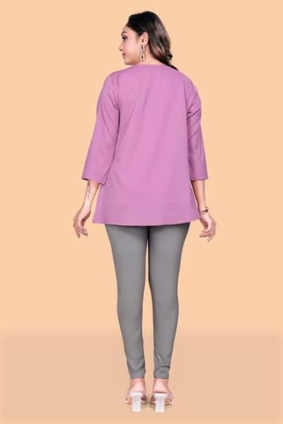 Stylish Embroidered Women's Short Kurti