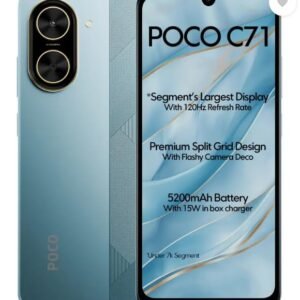 POCO C71 - Cool Blue Smartphone