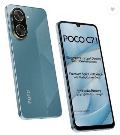 POCO C71 - Cool Blue Smartphone