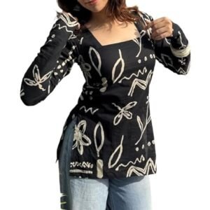 Stylish Women's Rayon Printed Short Kurti | Ethnic Top
