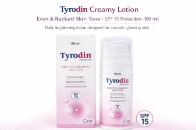 Tyro din Creamy Lotion 100 ml with SPF 15 | Daily Use Body Lotion | Lightweight Moisturizing Formula for Even-Looking Skin Tone | 100% Orignal From Canixa lifesince.
