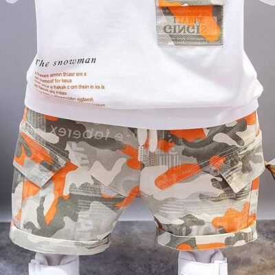 Googo Gaaga Boy's Cotton T-Shirt & Shorts Set
