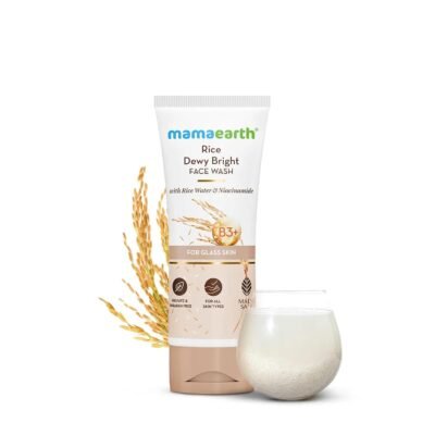 Mamaearth Rice Dewy Bright Face Wash