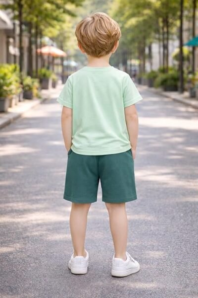 Kids Cotton T-Shirt Shorts Set