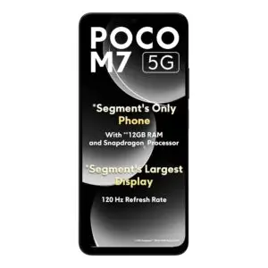POCO M7 5G - Satin Black