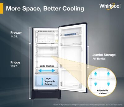 Whirlpool 184 L 5 Star Refrigerator