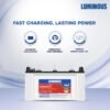 Luminous Inverter & Battery Combo | Short Tubular 150Ah Battery