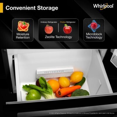 Whirlpool 270 L Triple-Door Refrigerator