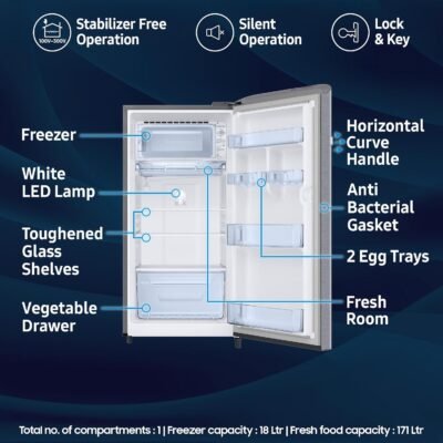 Samsung 189L 4 Star Refrigerator