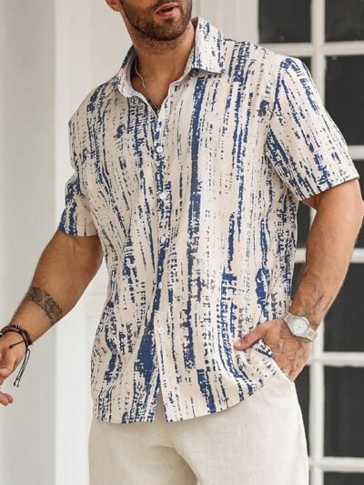 Lymio Shirt for Men | Short Sleeve & Trendy Beach